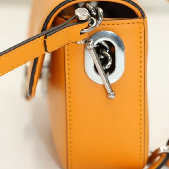 Gucci Petite GG Mini Shoulder Bag Orange Leather 739722 AABSG 7603 - Picture 10 of 16